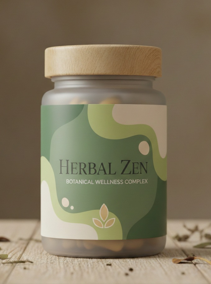 Herbal Zen product pack illustration